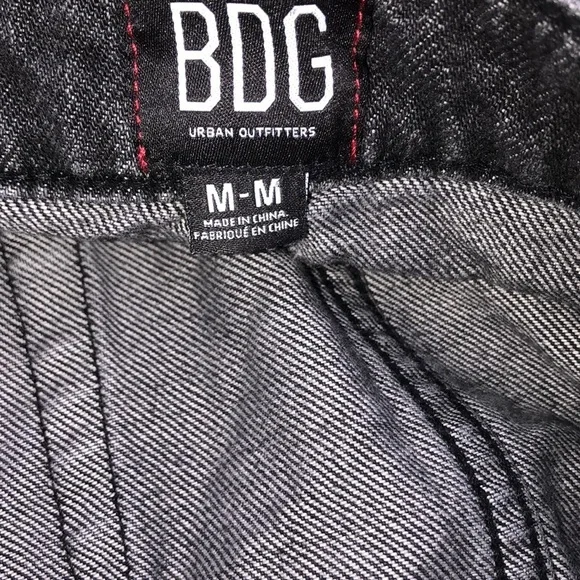 BDG Urban Outfitters black distressed jean skirt - Picture 6 of 9